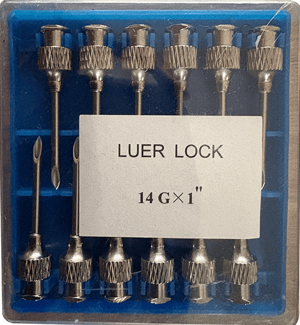 AGUJA REUSABLE 1x12UND 14Gx 1 "