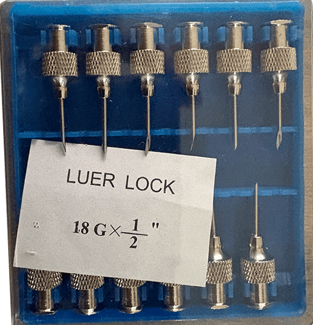 AGUJA REUSABLE 1x12UND 18Gx 1/2"