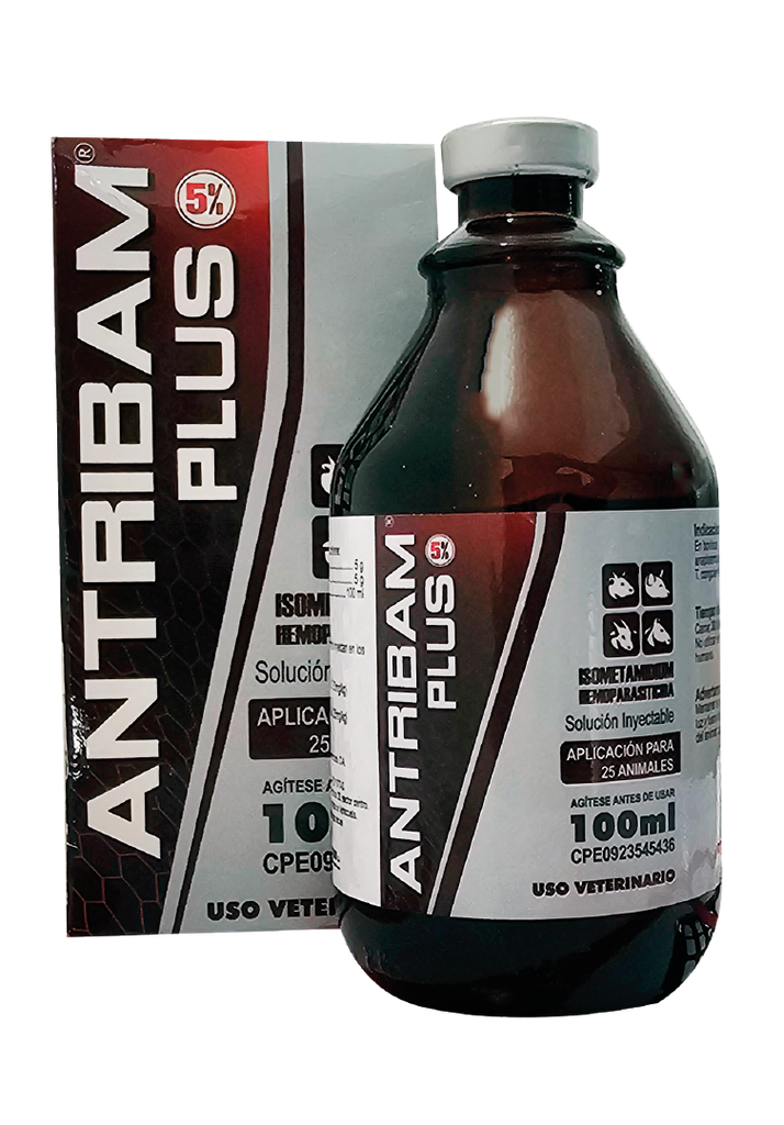 ANTRIBAM PLUS x 100ml (CLOR. DE ISOMETAMIDIUM 5%) 