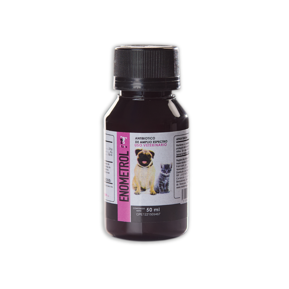 ENOMETROL x 50ml (ENROFLOXACINA + METRONIDAZOL)
