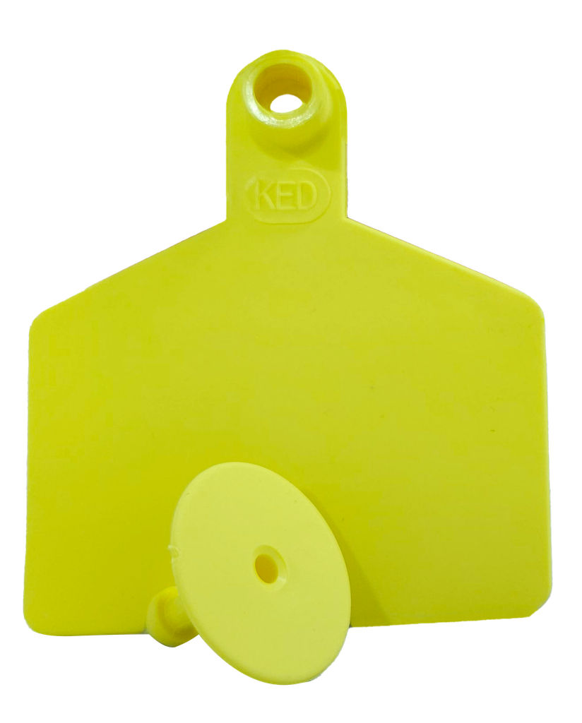 ARETES GANADEROS AMARILLO GRANDES 