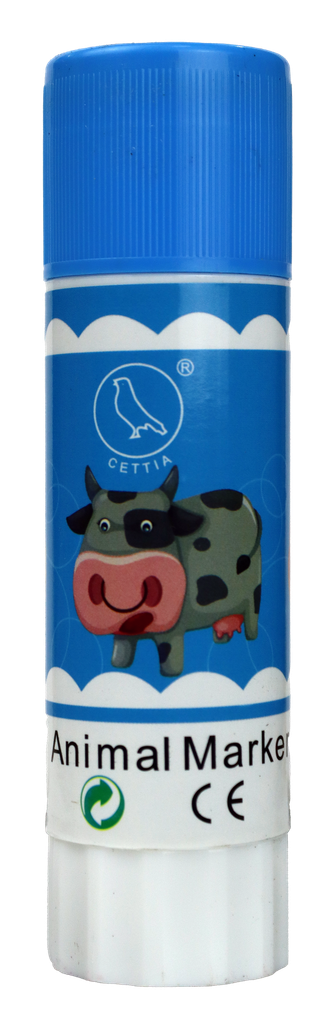 CRAYON DE CERA COLOR AZUL 65Gr