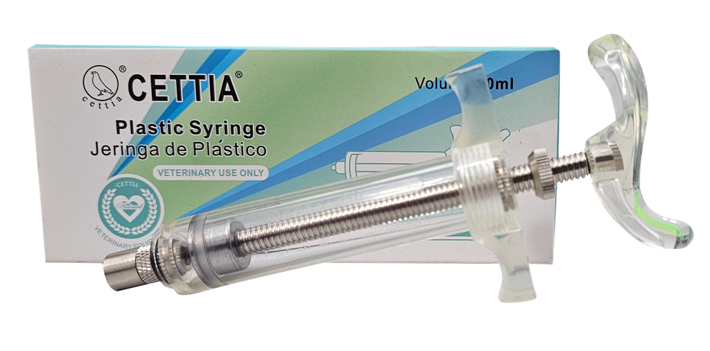 JERINGA PLASTICA/ACERO TPX C/D x 10ML