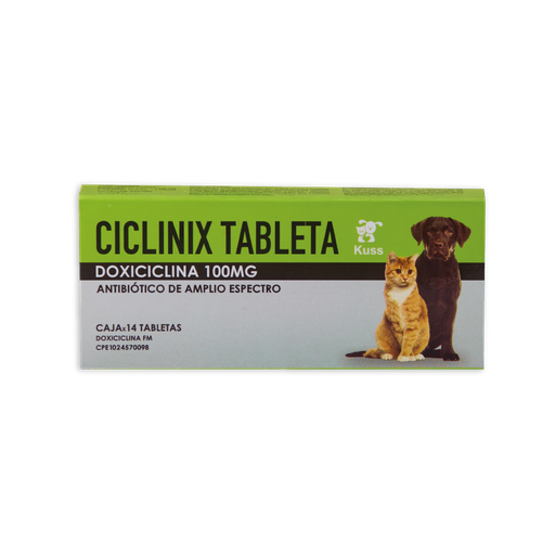 [FMV133] CICLINIX X 10Tab (DOXICICLINA100MG)