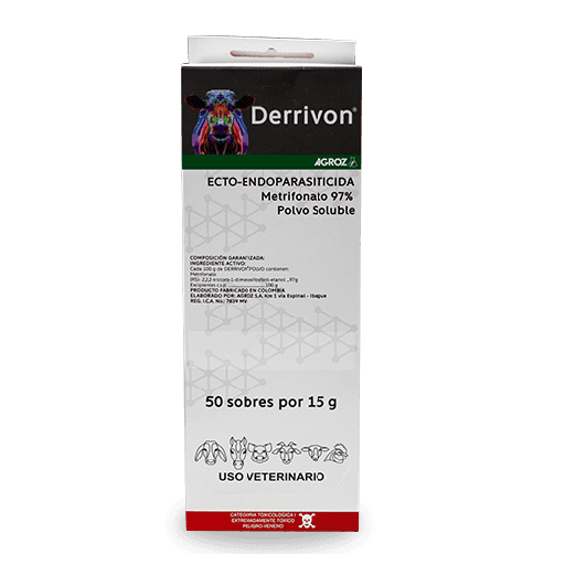 [AGROZ009] DERRIVON (METRIFONATO) 50und x 15gr