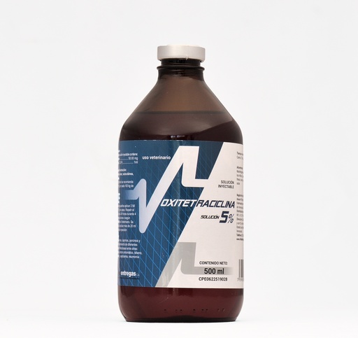 [FMV082] OXITETRACICLINA 5%  SOL x 500ml 