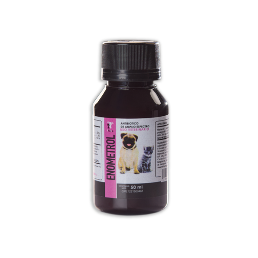 [FMV093] ENOMETROL x 50ml (ENROFLOXACINA + METRONIDAZOL)